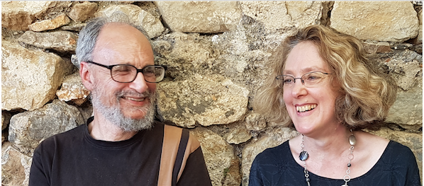 We have not yet discovered why some browsers other than Safari do not display this photograph of the authors. It might be something to do with the browser settings.